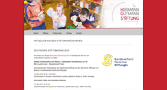 Desktop Screenshot of hermann-gutmann-stiftung.de